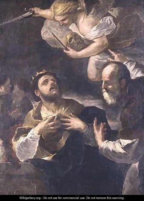 The Prophet Gad Offering King David The Choice Of Three Punishments Famine, Civil War Or Plague - Luca Giordano
