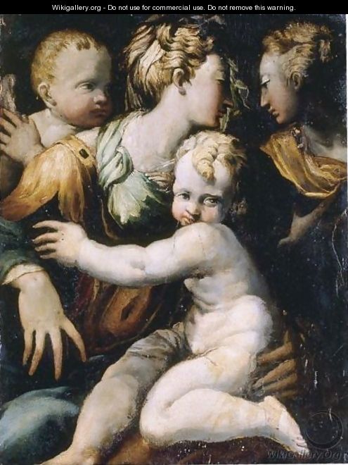 Madonna And Child With St. John The Baptist And St. Catherine - Emilian School