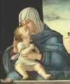 Madonna And Child At A Parapet, A Landscape Beyond - Vittore Carpaccio