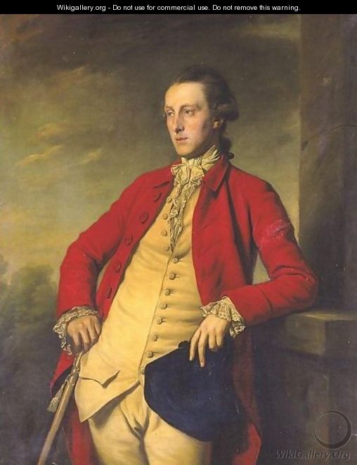 Portrait Of Sir John Weyland (1744 - 1825), Three Quarter Length In A Red Coat, A Buff Waistcoat Holding A Tricorn Hat - Sir Nathaniel Dance-Holland