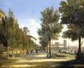 View Of The Villa Medici, Rome - French School