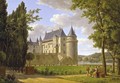 View Of The Chateau De La Guerche - Alexandre-Louis-Robert-Millin Duperreux