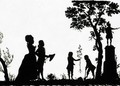 Silhouette Of Prince William V Of Orange And Family - English School