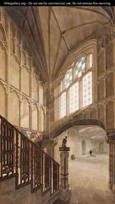 The Interior Of Caerhays, Cornwall - Thomas Willement