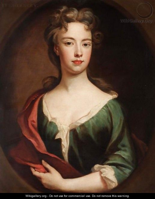 Portrait Of Margaret Fitzherbert - Sir Godfrey Kneller