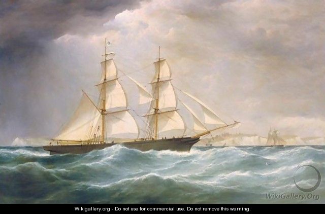The Brig Mignonette Inward Bound Off Dover - Samuel Walters