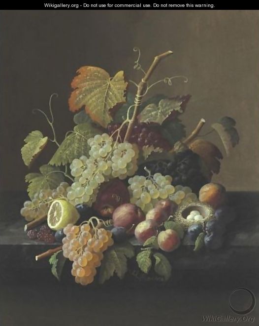 Still Life With Fruit 9 - Severin Roesen
