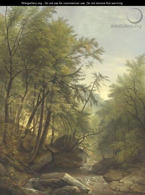 Landscape, After Durand (The Wissahickon) - Rembrandt Peale