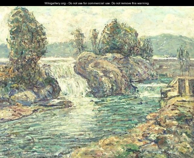 The Waterfall - Ernest Lawson