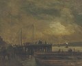 Coal Pier On The North River - Robert Henri