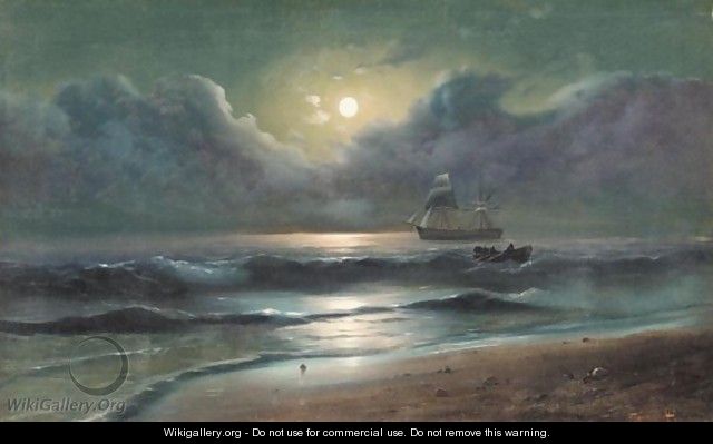 The Moonlit Coast - A. Frandetti
