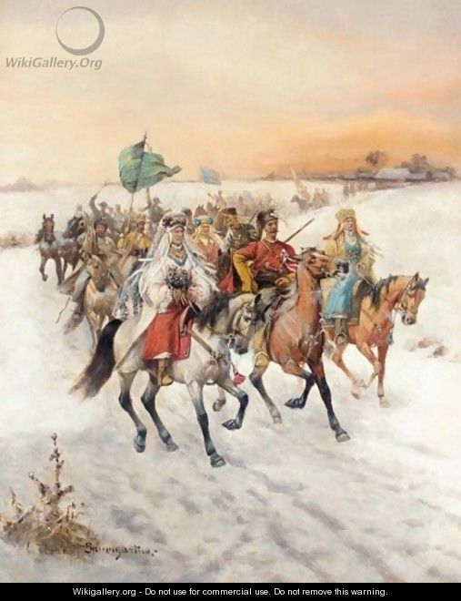 The Cossack Marriage Procession - Konstantin Stoilov