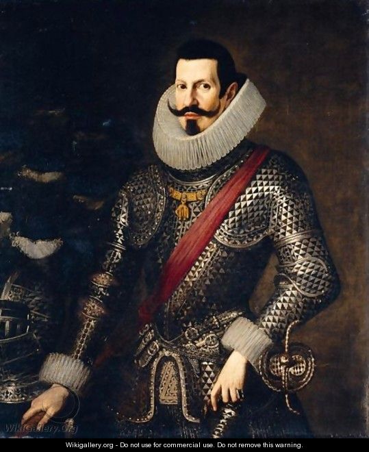 Portrait Of A Gentleman, Believed To Be Don Antonio De Moncada Y De Aragon, V Duque De Montalto (Died 1631) - Bartolome Gonzalez Y Serrano