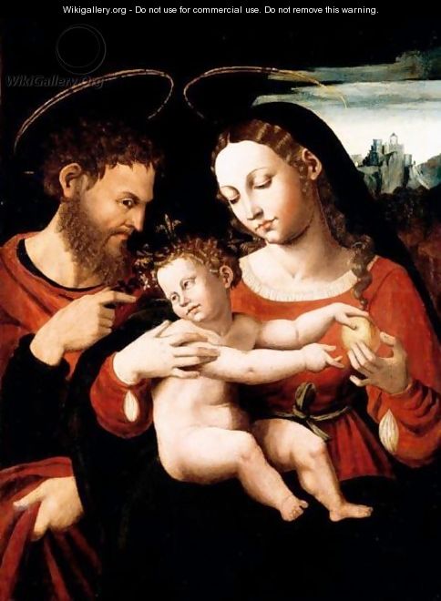 The Holy Family - (after) Vicente Juan (Juan De Juanes) Macip