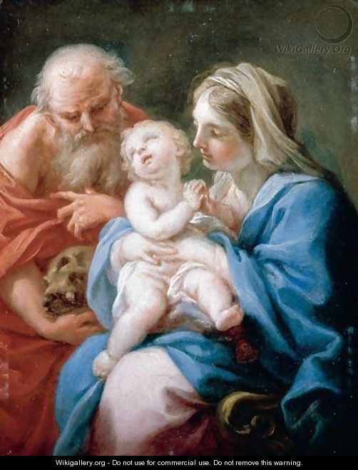 The Holy Family - (after) Sebastiano Conca