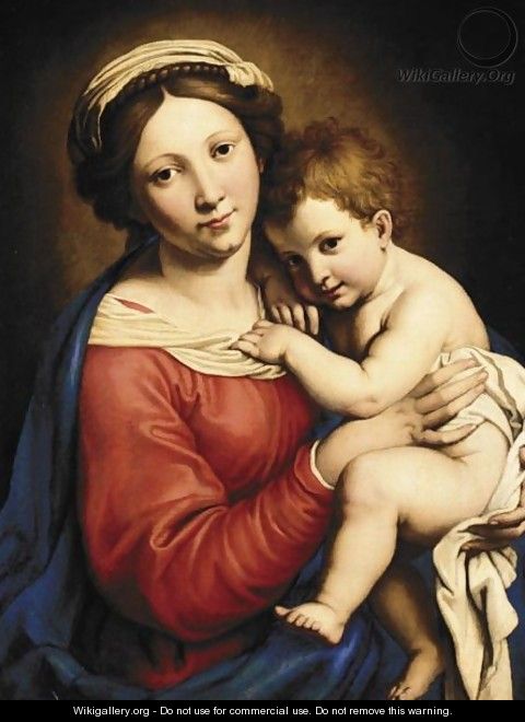 The Madonna And Child 3 - (after) Giovanni Battista Salvi, Il Sassoferato