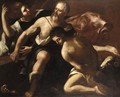 The Sacrifice Of Isaac - (after) Giovanni Lanfranco