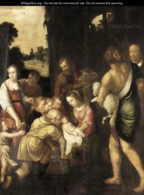 The Adoration Of The Shepherds - Flemish School