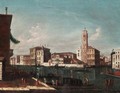 Venice, A View Of The Grand Canal At Cannaregio - Venetian School
