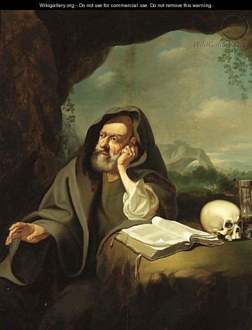 St. Jerome In Penitence - (after) Jacob Toorenvliet