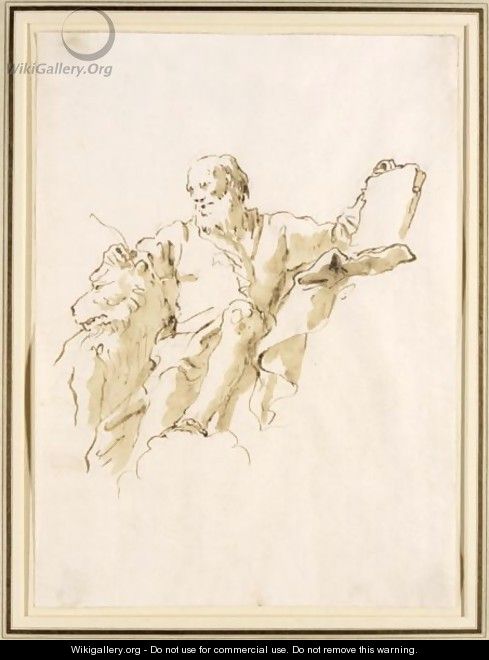 St. Mark The Evangelist - Giovanni Domenico Tiepolo