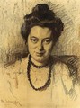 A Portrait Of Nelly Bodenheim - Thérèse Schwartze