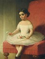 Portrait Of A Young Girl - (after) Franz Xaver Winterhalter
