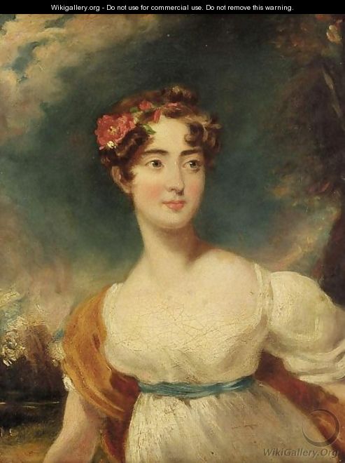 Portrait Of Emily Harriet Wellesley-Pole, Lady Raglan (1792-1881) - (after) Margaret Sarah Carpenter