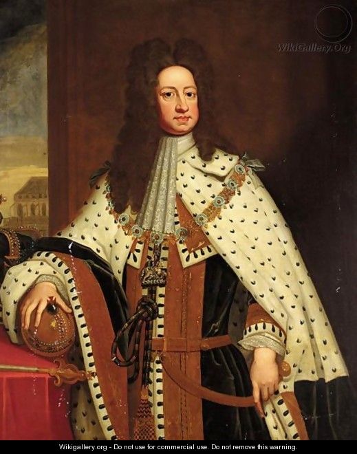 State Portrait Of George I - (after) Kneller, Sir Godfrey
