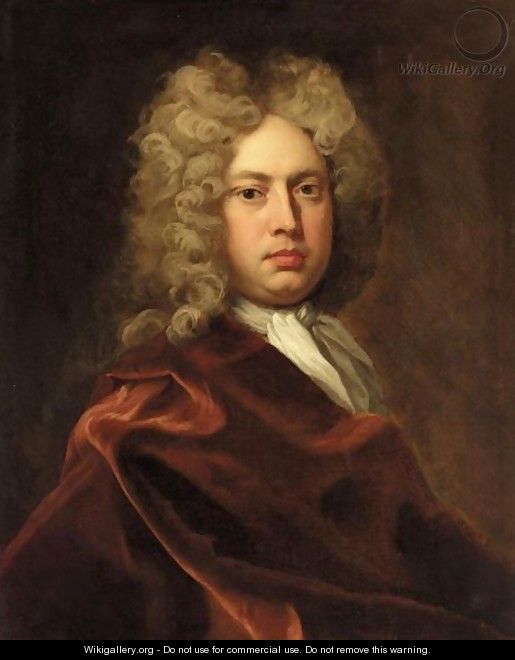 Portrait Of William Harvey, Mayor Of Norwich - (after) Dahl, Michael