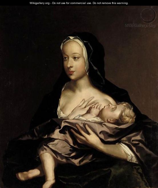 Mother And Child - (after) Gerard Soest