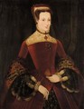 Portrait Of Mary Queen Of Scots - (after) Eworth or Ewoutsz, Hans
