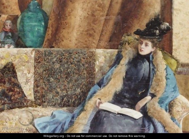 Lady Reading - George Goodwin Kilburne