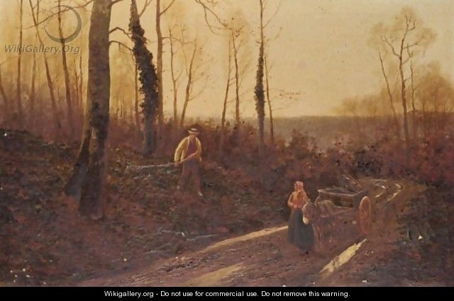 Gathering Firewood - Henry Bates Joel
