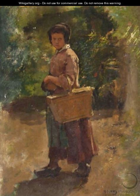 La Paysanne - (after) Ules (Adolphe Aime Louis) Breton