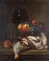 Still Of Life Game And Fruit - Eugene Claude