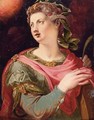 Saint Catherine Of Alexandria - Michele di Ridolfo del Ghirlandaio (see Tosini)