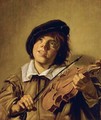 Boy Playing A Violin - (after) Frans Hals