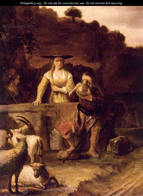 Rebecca And Eliezer At The Well - (after) Constantijn Van Renesse