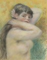 Femme Nue Se Coiffant - Pierre Auguste Renoir