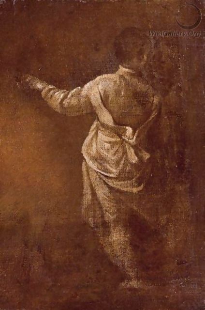 Study Of A Young Boy, Seen From Behind - (after) Donato Creti