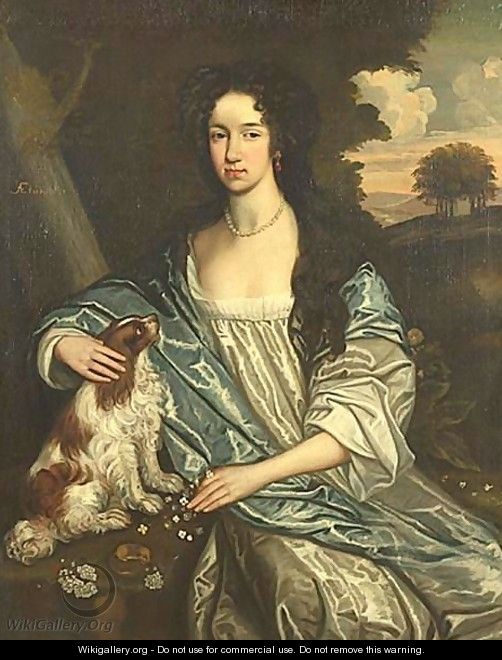 Portrait Of A Young Lady, Age 13 - Anglo-Dutch School