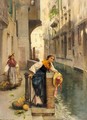 Fruit Sellers From The Islands, Venice - Henry Woods