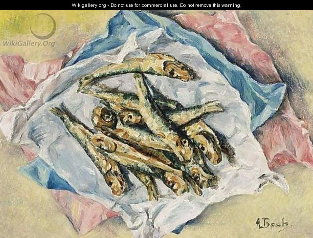 A Still Life With Fish - Anna Boch
