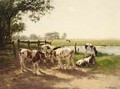 Cows In A Meadow - Fedor Van Kregten
