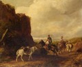 Horsemen In A Landscape - (after) Eugene Fromentin