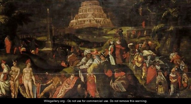 The Tower Of Babel - (after) Cornelis Cornelisz Van Haarlem