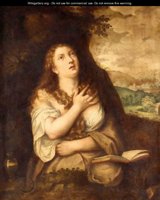 The Penitent Magdalene - (after) Tiziano Vecellio (Titian)