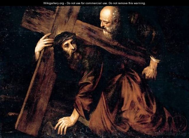 Christ Carrying The Cross - (after) Tiziano Vecellio (Titian)