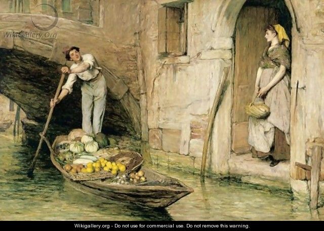The Venetian Fruit Seller - Sir William Quiller-Orchardson